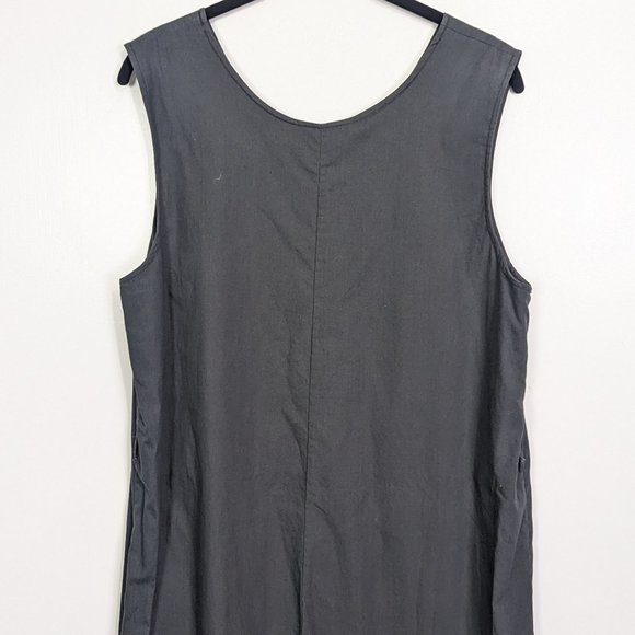 Kowtow Midi Sleeveless Shift Dress Size L - Picture 4 of 9